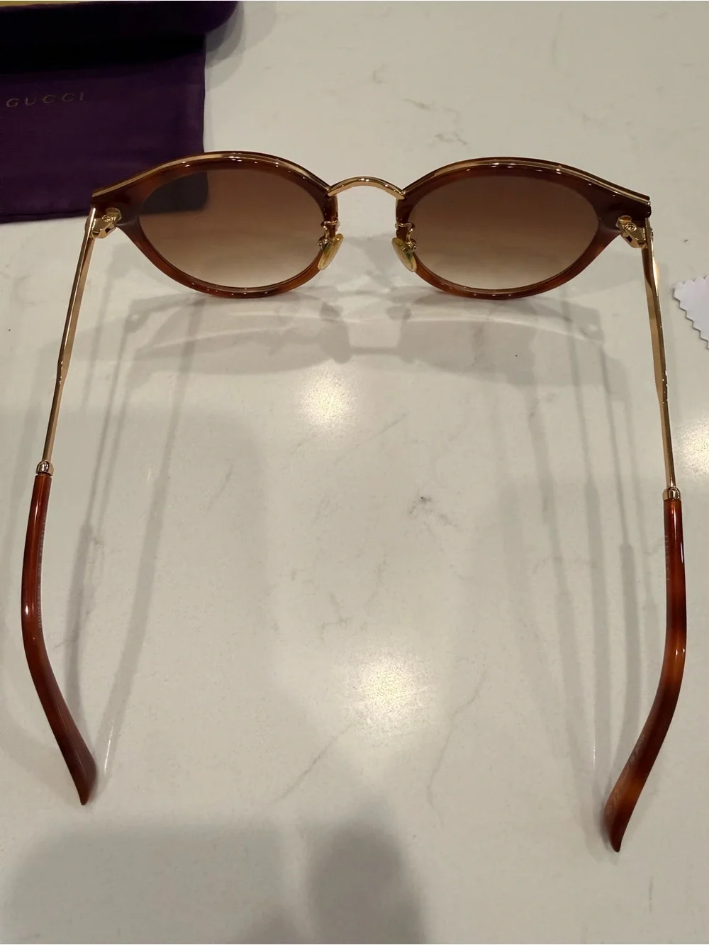 EUC – Gucci Women's Sunglasses - GG0850SK 004 – Havana Brown